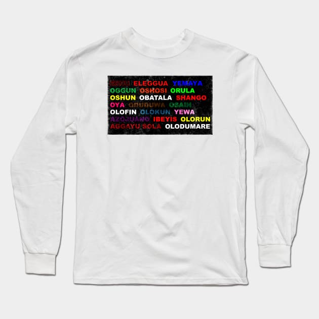 Orishas Long Sleeve T-Shirt by Korvus78